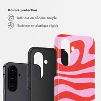 Selencia Coque arrière Vivid Samsung Galaxy A36 / A56 - Dream Swirl Pink