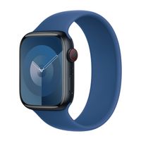 Apple Bracelet Boucle unique en Silicone Apple Watch | 38/40/41/42 mm - Taille 5 - Blue Ocean