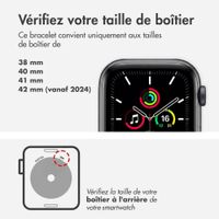 Burga Bracelet acier Apple Watch | 38/40/41/42 mm - Argent