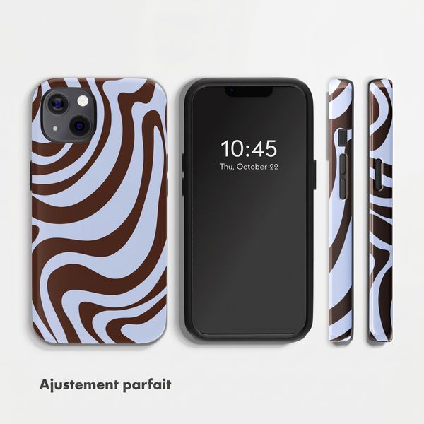 Selencia Coque arrière Vivid Apple iPhone 13 Pro - Dream Swirl Chocolate