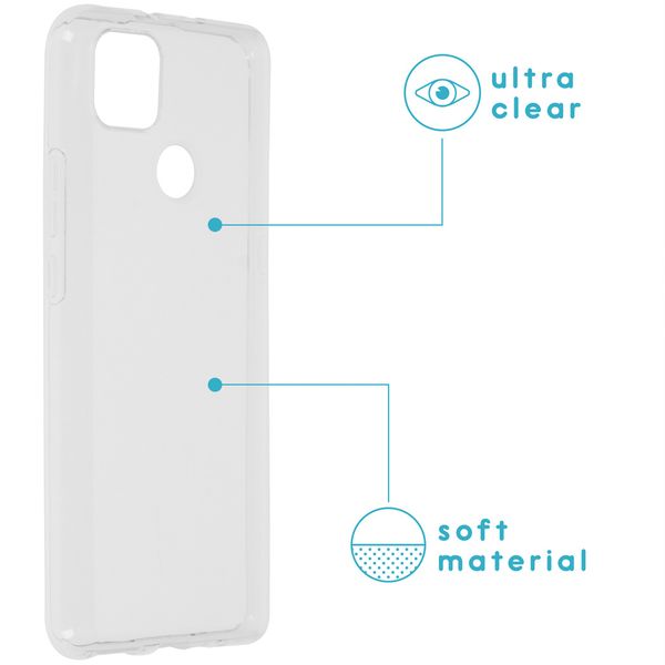 imoshion Softcase Back Cover Motorola Moto G9 Power - Transparent