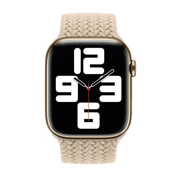 Apple Bracelet Solo tressé Apple Watch | 38/40/41/42 mm - Taille 6 - Beige