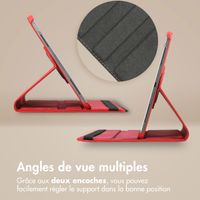 imoshion Coque tablette rotatif à 360° Apple iPad Air 11 pouces (2026) M4 / (2025) M3 / (2024) M2 / Air 5 (2022) / Air 4 (2020) / Pro 11 (2018/2020) - Rouge