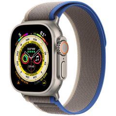 Apple Bracelet Trail Loop Apple Watch | 44/45/46/49 mm - Taille S/M - Blue / Grey