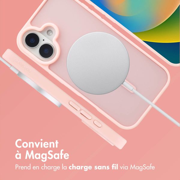 imoshion Coque Color Guard avec MagSafe Apple iPhone 16 - Rose clair