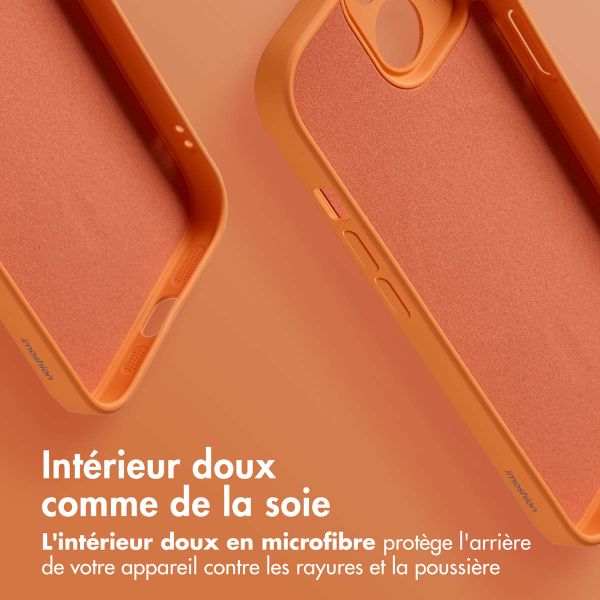 imoshion Coque Couleur avec MagSafe Apple iPhone 15 - Orange