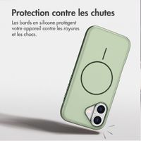 imoshion Coque arrière Color avec Thin MagSafe Ring Apple iPhone 17 - Vert foncé