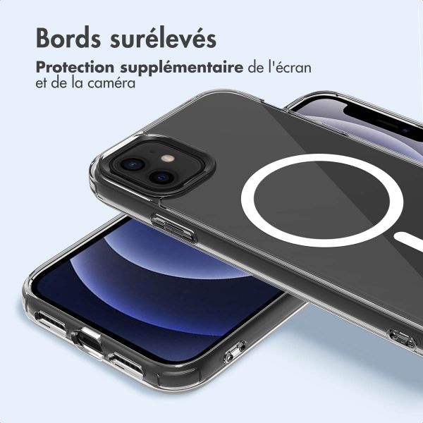 imoshion Coque arrière de protection avec MagSafe Apple iPhone 12 (Pro) - Transparent