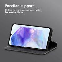 imoshion Étui de téléphone portefeuille Slim Samsung Galaxy A35 - Noir