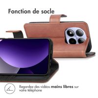 imoshion Étui de télephone portefeuille de luxe Xiaomi Redmi Note 15 Pro (5G) - Marron