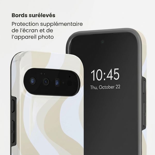 Selencia Coque arrière Vivid avec MagSafe Google Pixel 11 Pro - Desert Waves Beige