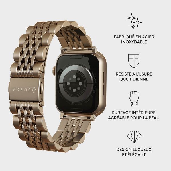 Burga Bracelet acier Apple Watch | 44/45/46/49 mm - Doré