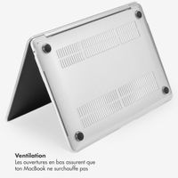Selencia Coque Paillettes Apple MacBook Air 13 pouces (2018-2020) - Transparent