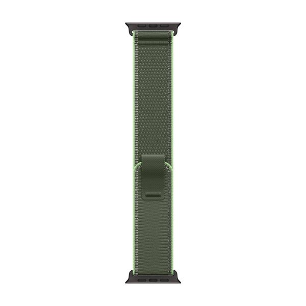 Apple Bracelet Trail Loop Apple Watch | 44/45/46/49 mm - Taille S/M - Neon / Green Black Titanium