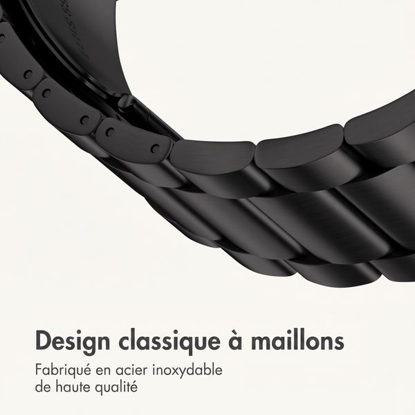 imoshion Bracelet acier Apple Watch | 38/40/41/42 mm - Noir