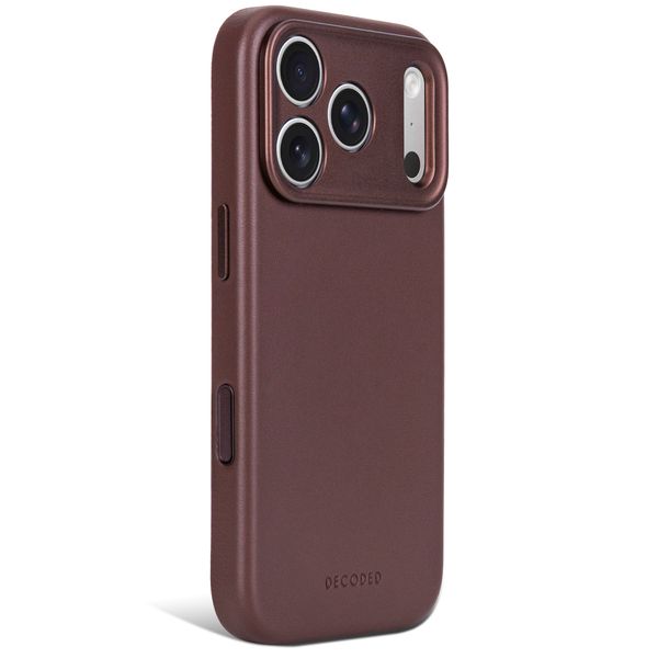 Decoded Coque en cuir MagSafe Apple iPhone 18 Pro Max / 17 Pro Max - Chocolate Brown