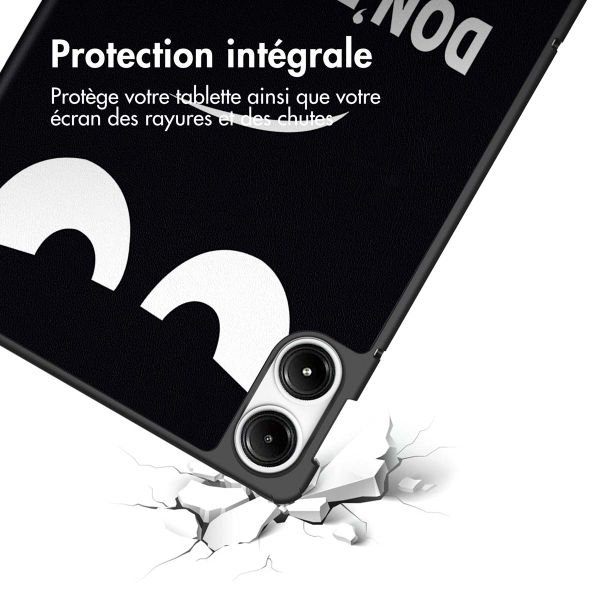 imoshion Coque tablette Design Trifold Xiaomi Redmi Pad Pro / POCO Pad - Don't touch