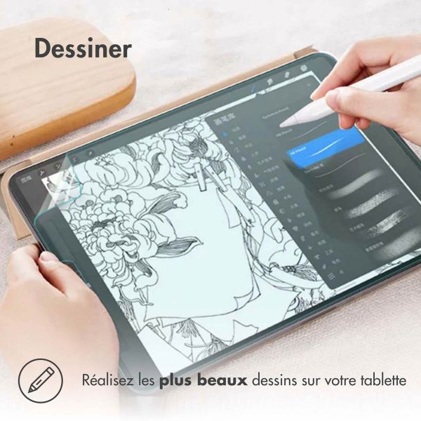 Accezz Protecteur d'écran Paper Feel Apple iPad Air 13 pouces (2026) M4 / (2025) M3 / (2024) M2