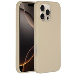 Accezz Coque Liquid Silicone avec MagSafe Apple iPhone 16 Pro Max - Stone