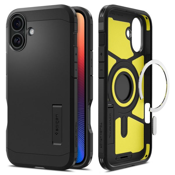 Spigen Coque Tough Armor MagSafe Apple iPhone 16 - Noir