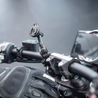 SP Connect Support de téléphone Moto Mount 3D 1 1/2" pour vélo / scooter / moto pour coques SPC+ - Noir