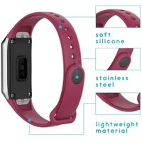 imoshion Bracelet sport en silicone Samsung Galaxy Fit - Rouge