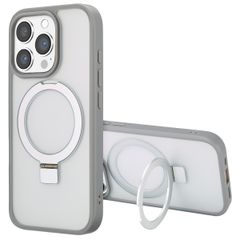 Accezz Coque Ring Stand avec MagSafe Apple iPhone 16 Pro Max - Gris