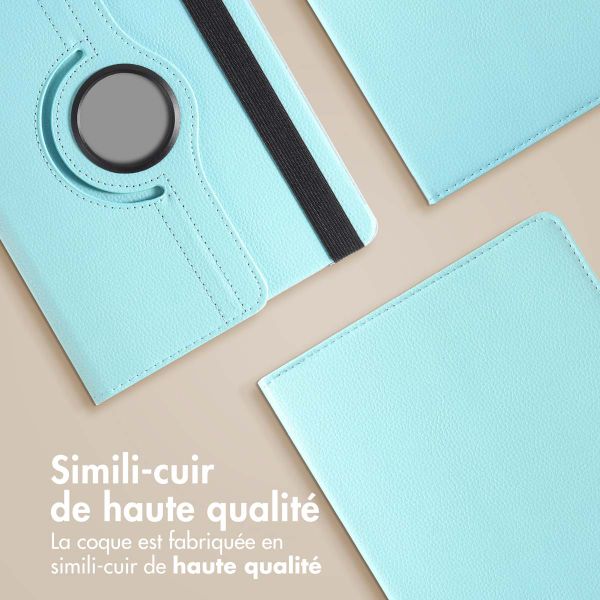 imoshion Coque tablette rotatif à 360° Samsung Galaxy Tab S9 11.0 pouces / S10 Lite / S10 FE / S9 FE 10.9 pouces - Bleu clair