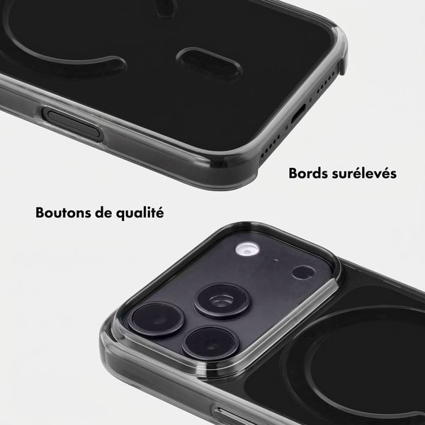 Accezz Lite coque arrière avec MagSafe Apple iPhone 18 Pro / 17 Pro - Smokey Clear