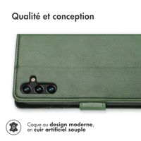 imoshion Étui de télephone portefeuille de luxe Samsung Galaxy A13 (5G) / A04s - Vert