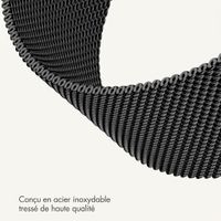 imoshion Bracelet magnétique milanais Apple Watch | 44/45/46/49 mm - Noir