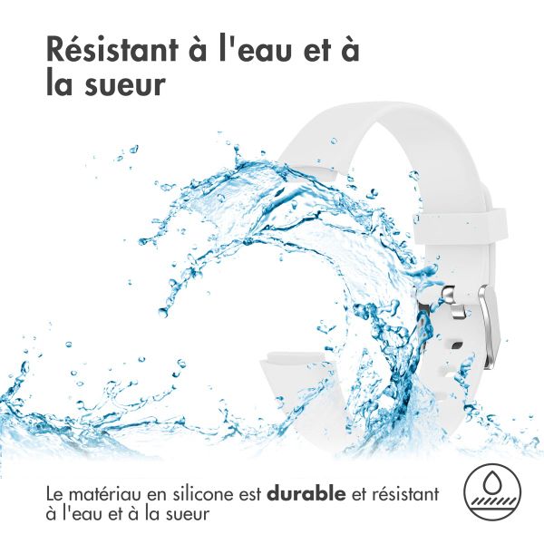 imoshion Bracelet silicone Fitbit Luxe - Blanc