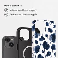 Selencia Coque arrière Vivid avec MagSafe Apple iPhone 14 - Midnight Blossom