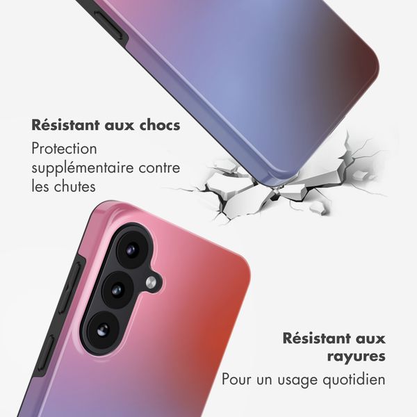 Selencia Coque arrière Vivid avec MagSafe Samsung Galaxy S26 - Gradient Soft Blush