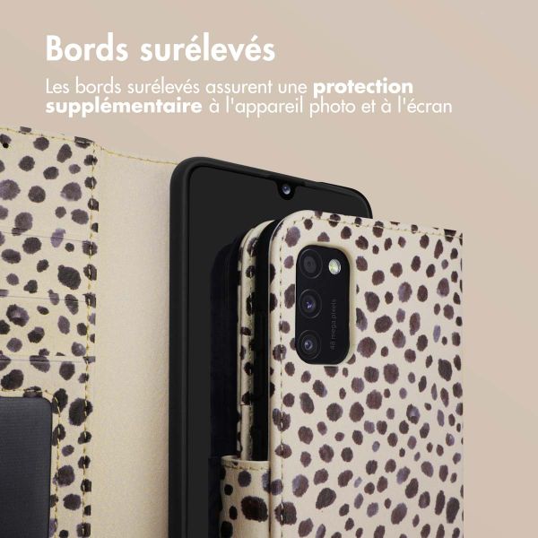 imoshion Étui de télephone portefeuille Design Samsung Galaxy A41 - Black And White Dots