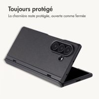 imoshion Étui Slim en cuir synthétique Samsung Galaxy Z Fold 8 Ultra - Noir