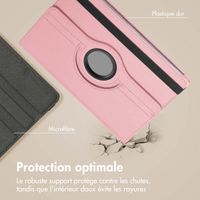 imoshion Coque tablette rotatif à 360° Samsung Galaxy Tab S9 11.0 pouces / S10 Lite / S10 FE / S9 FE 10.9 pouces - Rose