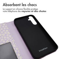 imoshion Étui de télephone portefeuille Design Samsung Galaxy A35 - White Daisy
