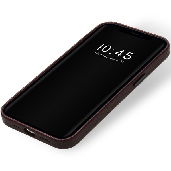 Selencia Coque Gaia Serpent Apple iPhone 13 Pro - Rouge foncé