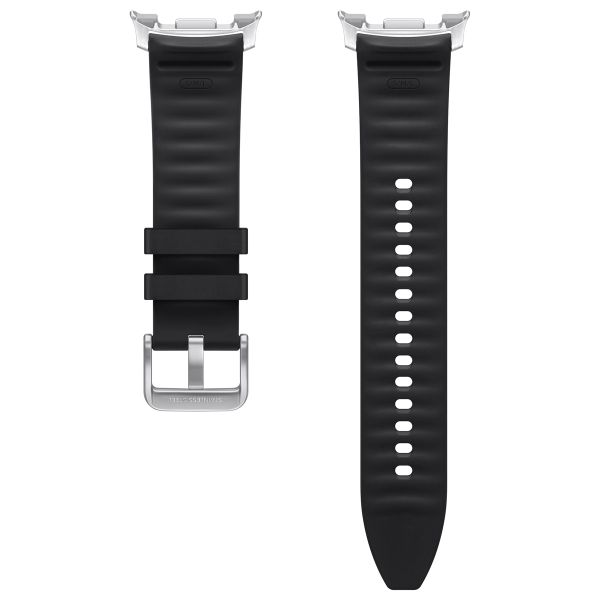 Samsung Bracelet Original Hybrid en cuir vegan Samsung Galaxy Watch 8 (40/44mm) / Classic (46mm) - Black
