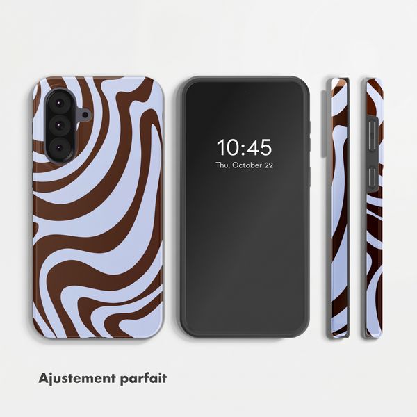 Selencia Coque arrière Vivid Samsung Galaxy A37 (5G) - Dream Swirl Chocolate