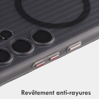 Accezz Coque arrière Lite avec MagSafe | Fluted | Samsung Galaxy S24 Ultra - Gris