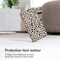 imoshion Étui de télephone portefeuille Design Samsung Galaxy S8 - Black And White Dots
