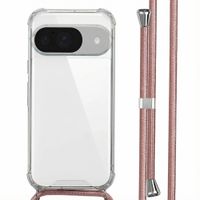 imoshion Coque arrière transparente avec cordon Google Pixel 10 / 10 Pro - Rose Doré
