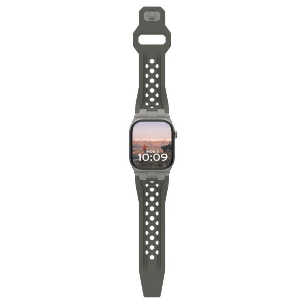 UAG Bracelet Monarch en silicone Apple Watch | 44/45/46/49 mm - Olive