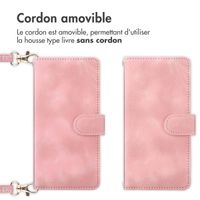imoshion Etui de télephone portefeuille avec cordon Samsung Galaxy S25 Plus - Rose