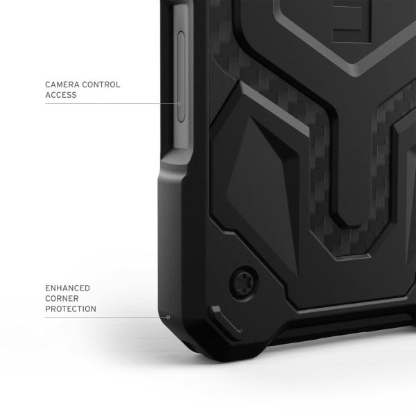 UAG Coque arrière Monarch Pro Apple iPhone 16 Plus - Carbon Fiber