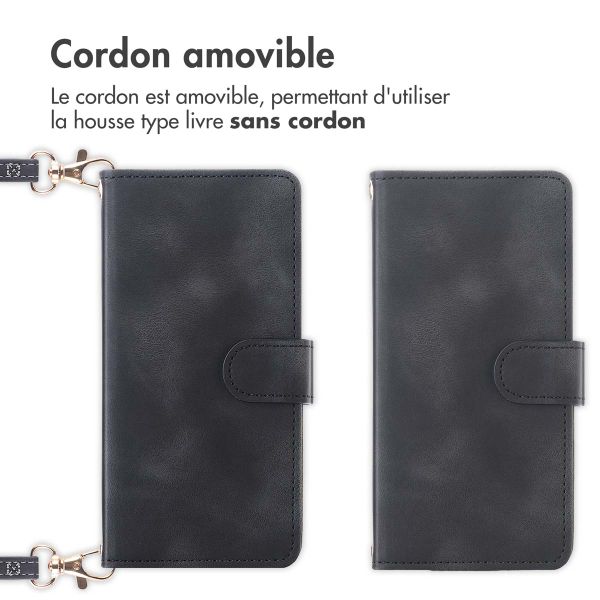imoshion Etui de télephone portefeuille avec cordon Samsung Galaxy A26 - Noir
