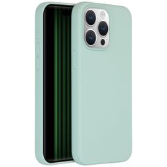 Accezz Coque Liquid Silicone avec MagSafe Apple iPhone 15 Pro Max - Sky Blue