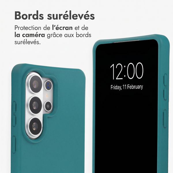 imoshion Coque arrière Color avec cordon amovible et MagSafe Samsung Galaxy S26 Ultra - Dark Green